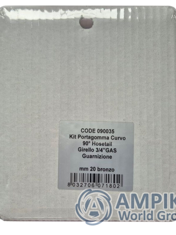 Kit De Soporte De Manguera Curva Rover Pompe - 90° Cola de manguera mm. 20