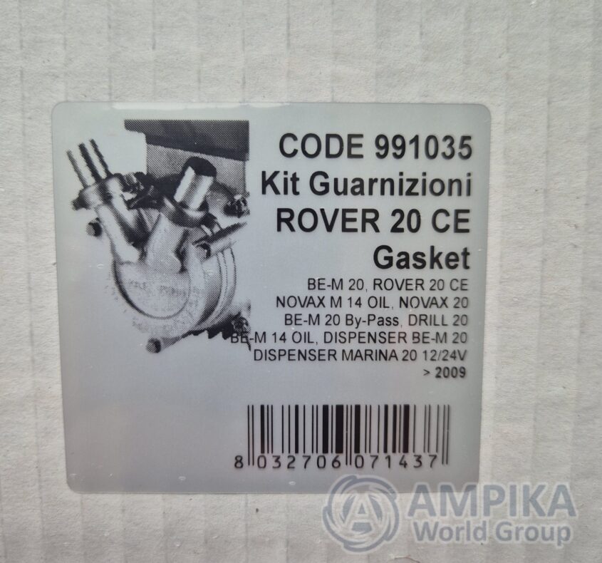 Kit Juntos Rover Pompe 2010 ROVER 10-14-20 / NOVAX 10-14-20