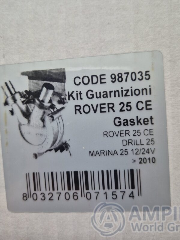 Kit De Juntas Rover Pompe 2010 ROVER 25 CE