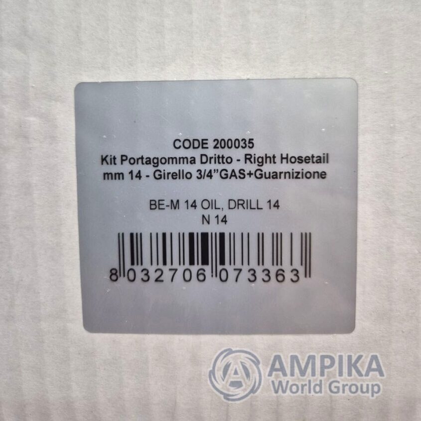 Kit De Soporte De Manguera Recta Rover Pompe mm. 14 x 3/4" (200035)