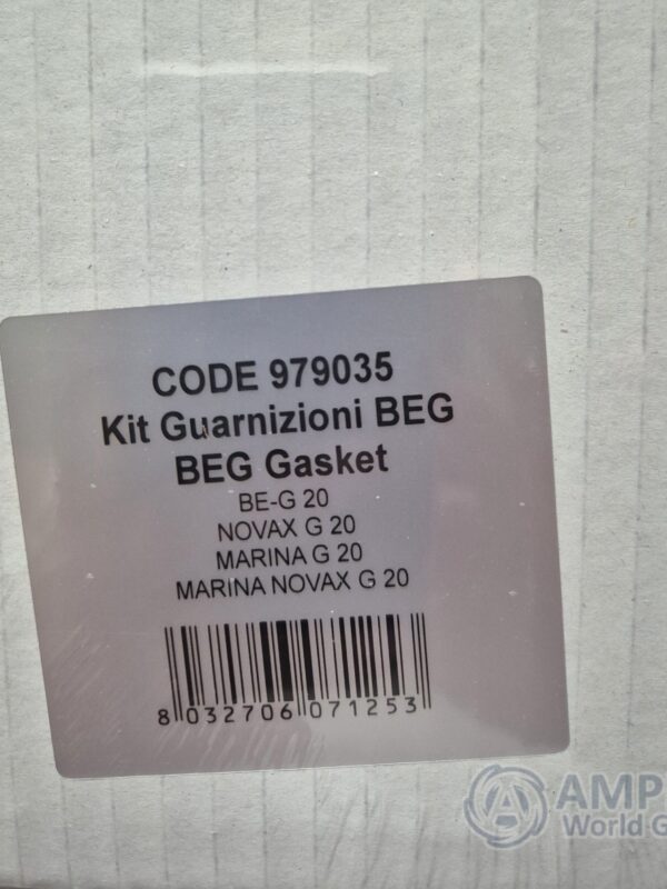 Kit De Juntos Rover Pompe BE-G / NOVAX G