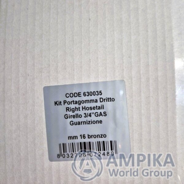Kit de soporte de manguera recta Pover Pompe 16 mm x 3/4" (630035)