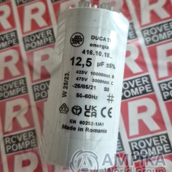 Kit de condensadores µF 12,5 - 50/60 Hz (670035)