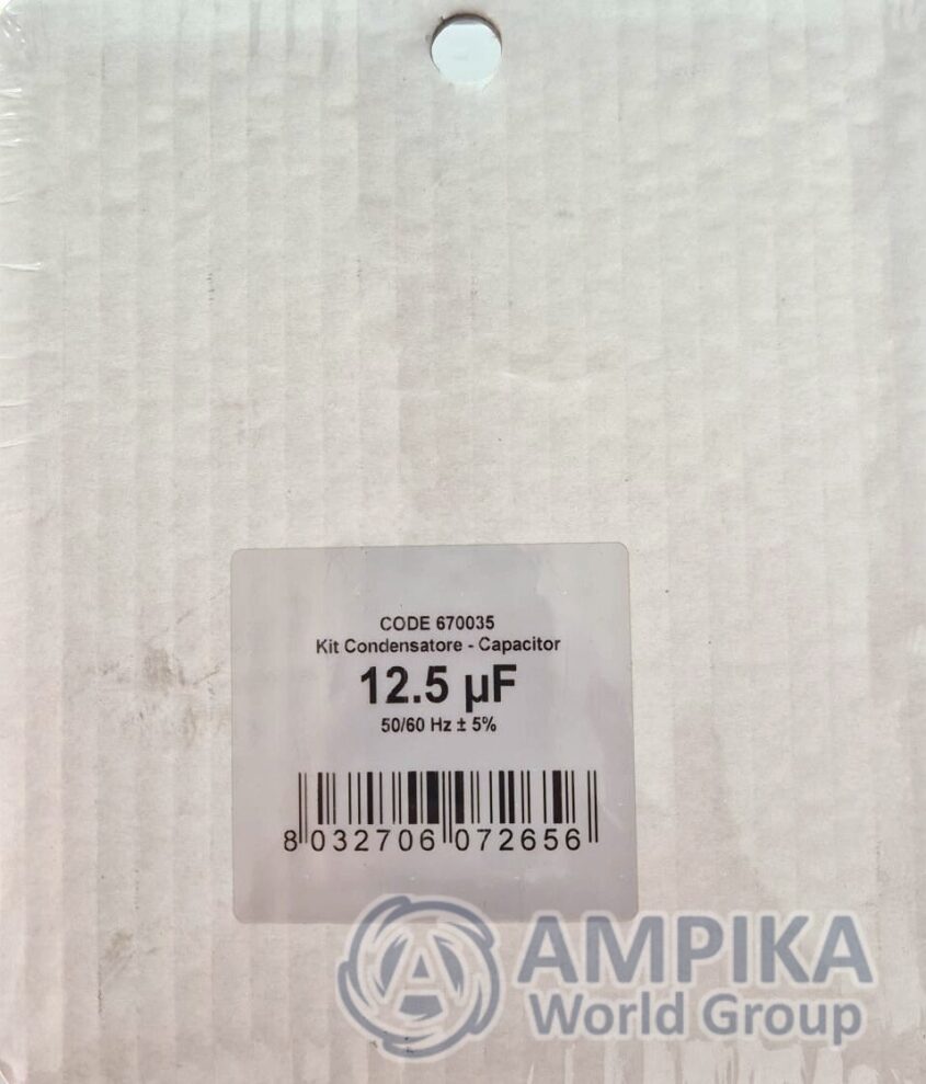 Kit de condensadores µF 12,5 - 50/60 Hz (670035)
