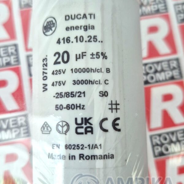 Kit de condensadores µF 20 - 50/60 Hz (680035)