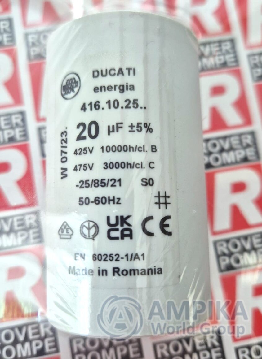 Kit de condensadores µF 20 - 50/60 Hz (680035)