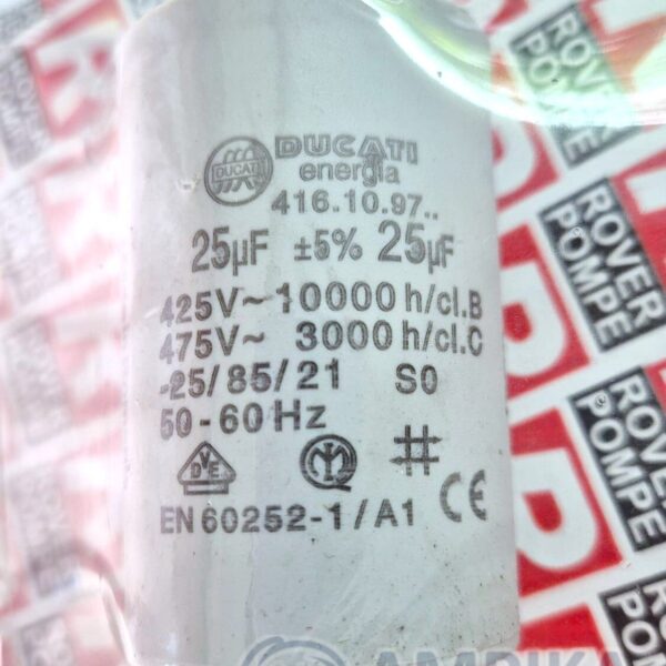 Kit de condensadores µF 25 - 50/60 Hz (690035)