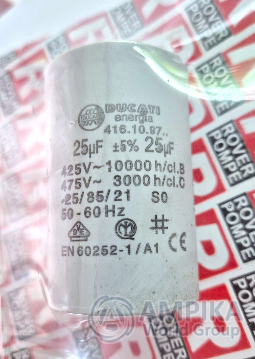 Kit de condensadores µF 25 - 50/60 Hz (690035)