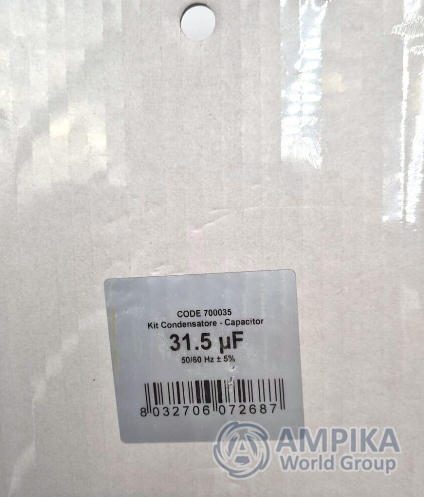 Kit de condensadores µF 31,5 - 50/60 Hz (700035)