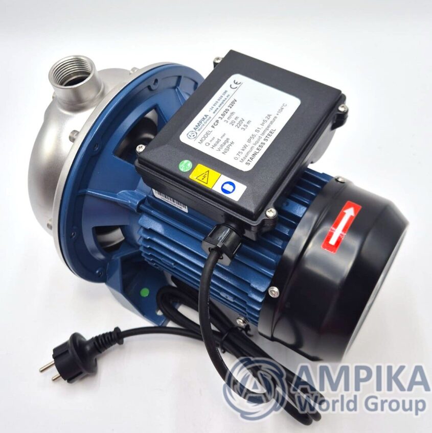 Bomba alimentaria de acero inoxidable Ampika FCP 3,0/20 220V