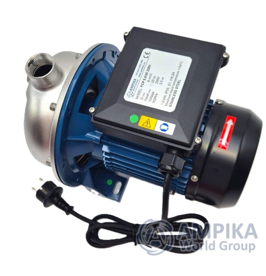 Bomba alimentaria de acero inoxidable Ampika FCP 6,0/20 220V