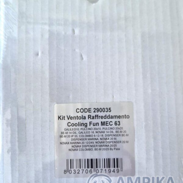 Kit de ventilador de refrigeración MEC 63 (290035)