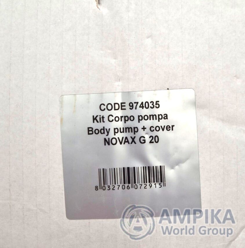 Kit de cuerpo de bomba y tapa NOVAX G (974035)