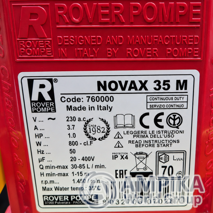 Bomba Rover Pompe NOVAX 35-M
