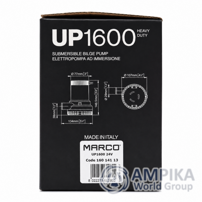 Bomba Marco UP1600 24V